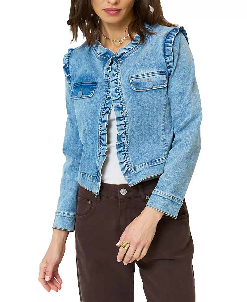 Central Park West Women's Nevada Girly Denim Jacket
