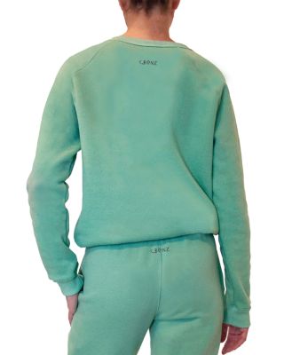 Mini Embroidered Crewneck Pullover & Classic Sweatpants