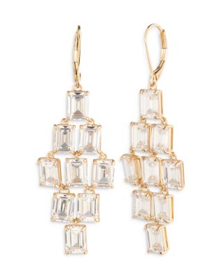 Cubic Zirconia Chandelier Earrings