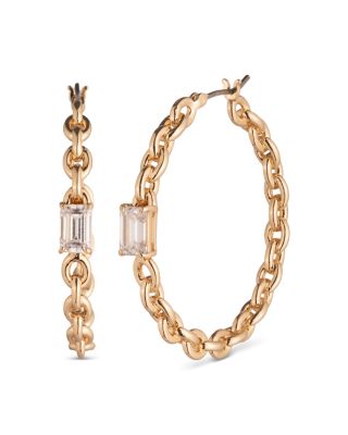 Cable Chain Hoop Earrings