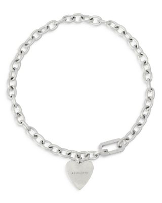 Lia Heart Charm Chunky Necklace, 17"