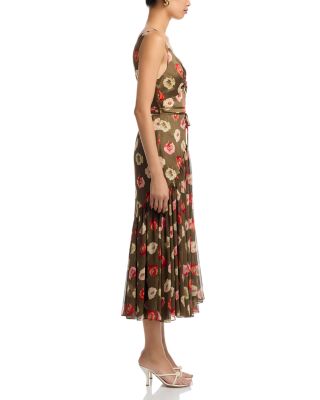 Floating Poppies Makaila Dress