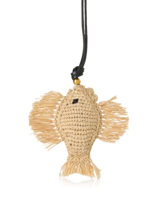 Raffia Fish Bag Charm