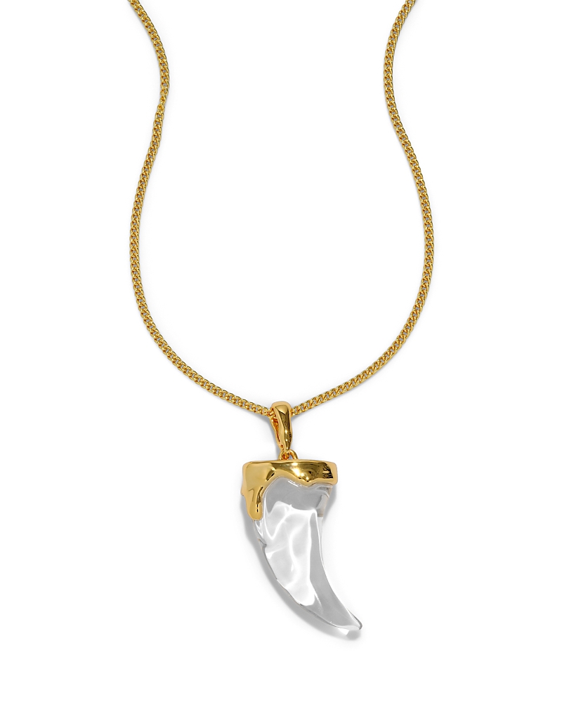 Alexis Bittar Liquid Lucite Horn Necklace, 28