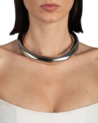Molten Structured Collar Necklace, 4.5"