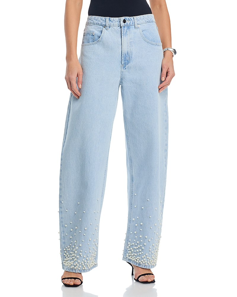 Almost Famous Pearl High Rise Wide Leg Jeans in Sulphur Spring