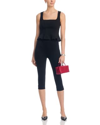 Azra Twill Peplum Top