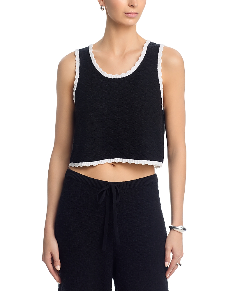 French Connection Teddy Diamond Knit Cami