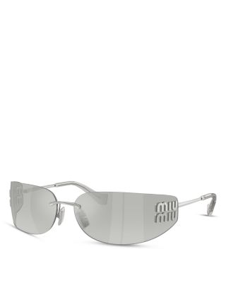 Rectangular Sunglasses, 75mm
