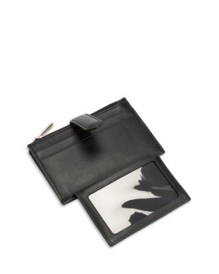 Zippered Compact Card Case Wallet