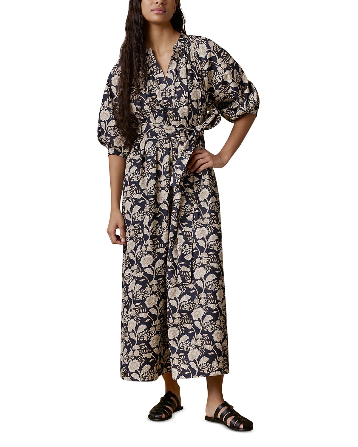 Faherty Coastal Poplin Kaia Dress