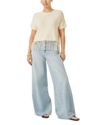 x &commat;Cellajaneblog Fringe Sweater