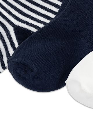 Boys' Sitting Flag Bear Socks, 3 Pack - Baby