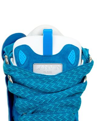  Unisex Curb Patch Sneakers In Leather