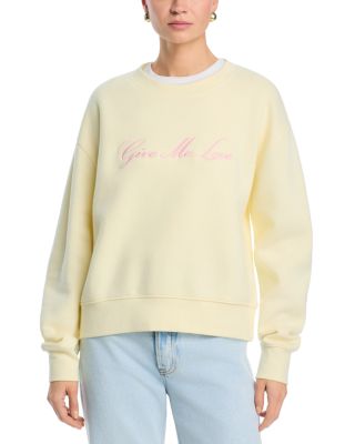 Give Me Love Embroidered Sweatshirt - Exclusive 