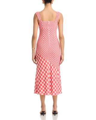 Gingham Midi Dress - Exclusive