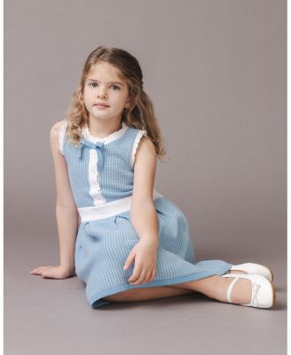 Girls' Organic Button Front Tank Sweater Dress - Little Kid, Big Kid