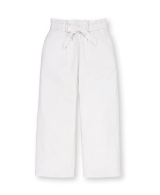 Girls' Linen Paper Bag Tie-Waist Pant - Little Kid, Big Kid