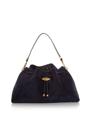 Bon Bon Bucket Suede Shoulder Bag