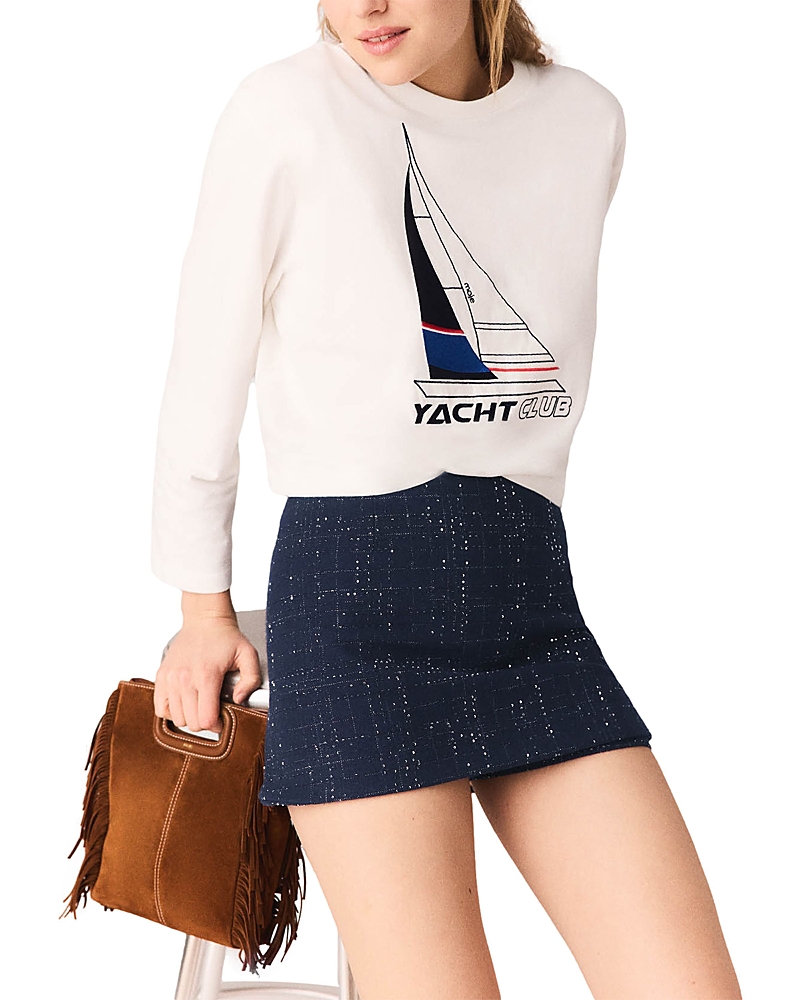 Maje Boat Print Tee