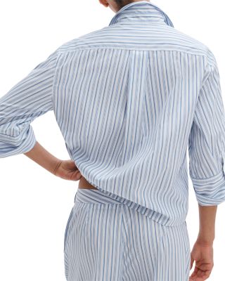 Lucia Striped Poplin Shirt