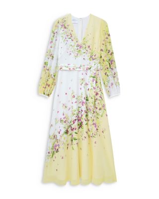 Ariel Silk Floral Dress