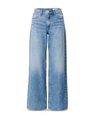 Flexi Andi High Rise Full Wide Leg Jeans in Lyon
