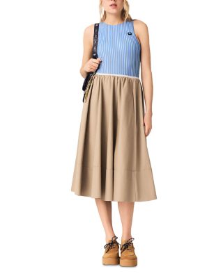 Mid Length Cotton Skirt