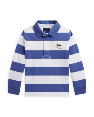 Boys' Nautical Inspired Cotton Rugby Shirt - Little Kid