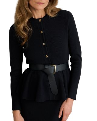 Women's Leena Wide Leather Belt 