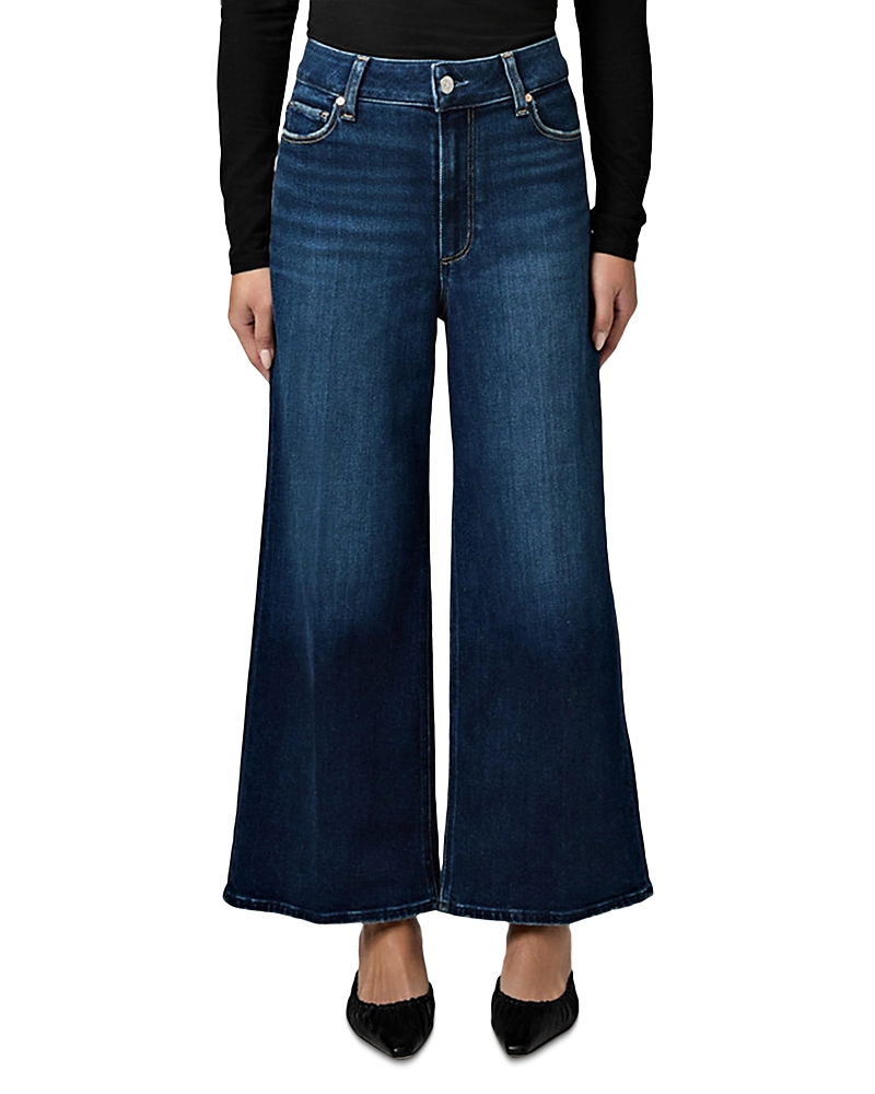 Paige Petites Anessa High Rise Wide Jeans in Overdrive