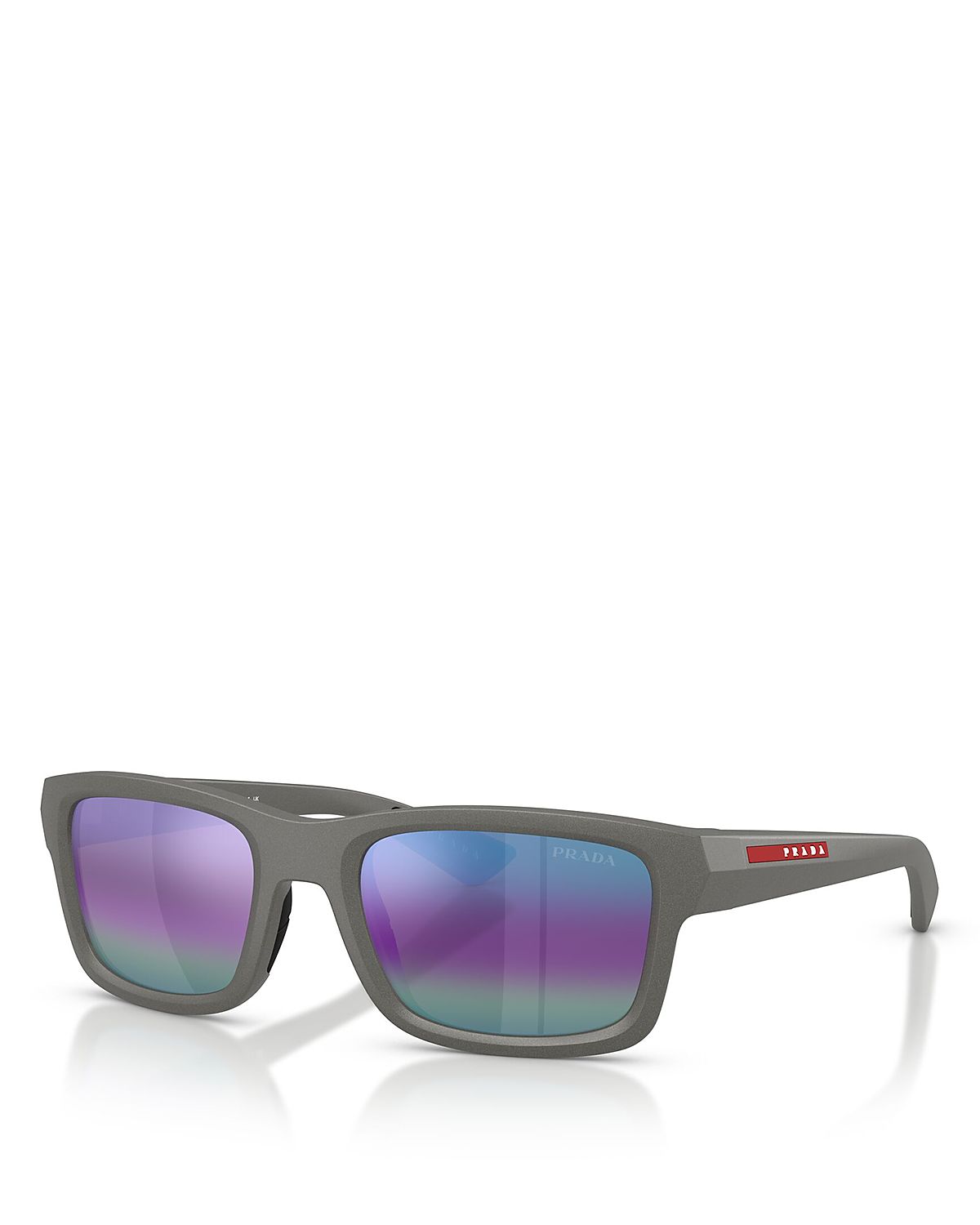 Prada Sport Linea Rossa Ps Rectangular Sunglasses, 54mm
