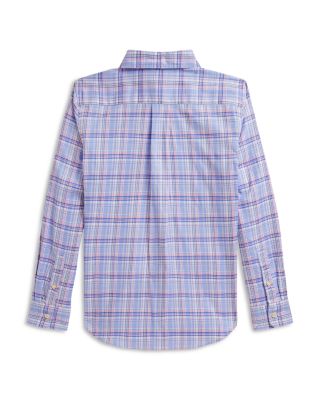 Boys' Plaid Performance Oxford Shirt - Big Kid, Little Kid