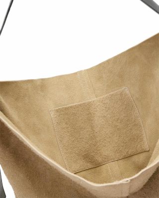 Asha Medium Suede Shoulder Bag