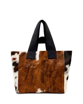 Izzy Large Cow Print Calf Hair Tote