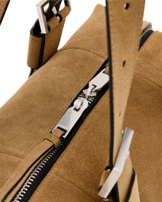 Ares Suede Shoulder Bag