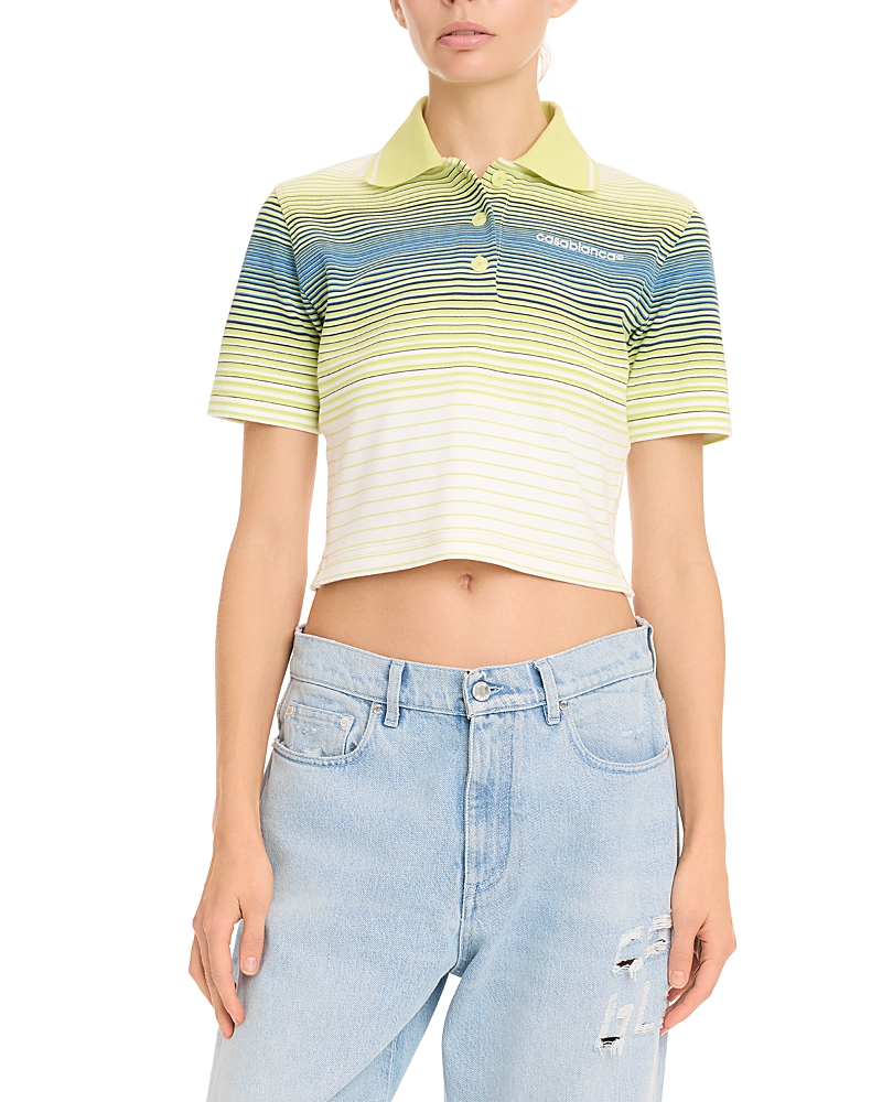 Casablanca Striped Polo