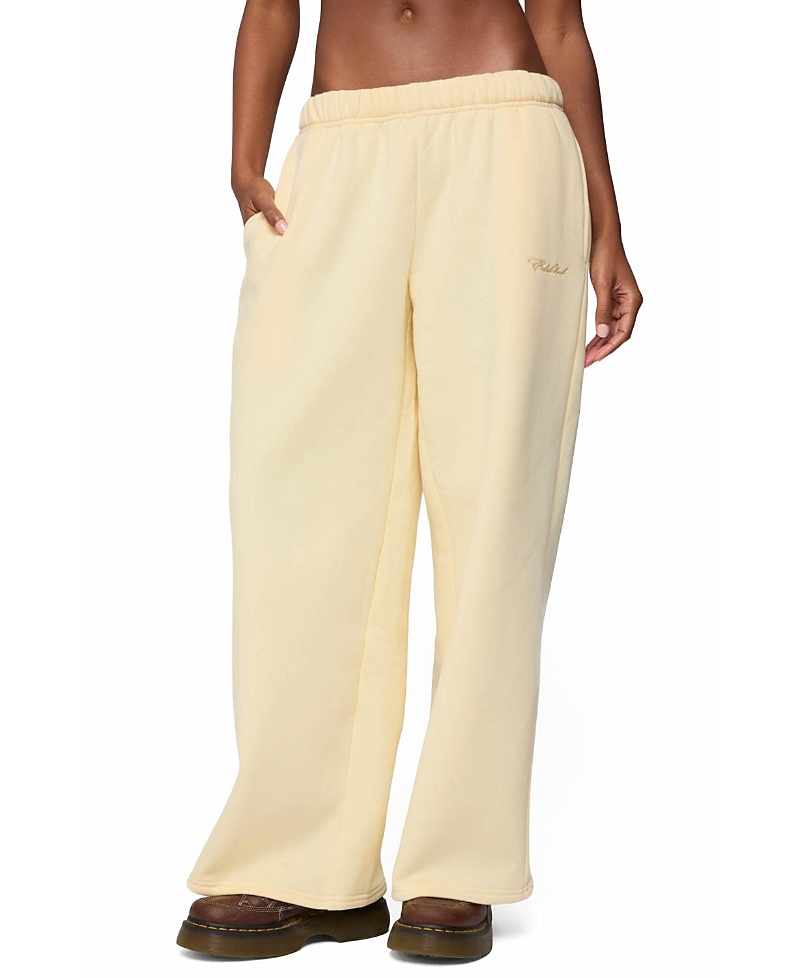 Edikted Basic Girl Wide Leg Edikted Sweatpants