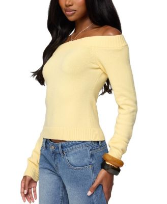 Elona Off Shoulder Knit Top