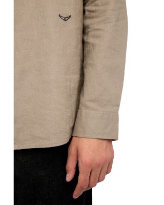 Classic Collar Linen Shirt