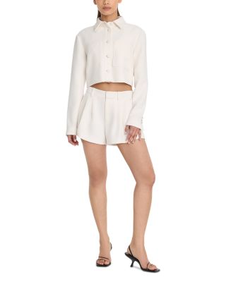 Luxe Suiting Trouser Shorts