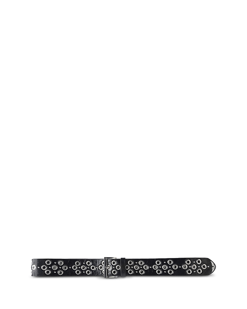 Zadig & Voltaire Women's Starlight Eyelets Leather Belt