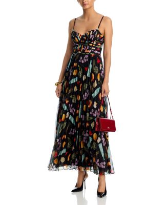 Sleeveless Printed Maxi Dress - Exclusive