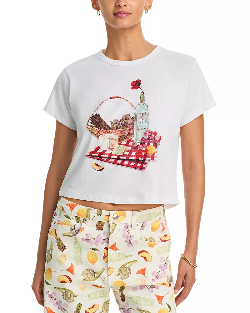 Aqua Picnic Graphic Tee - Exclusive