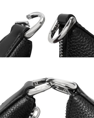 Duo Pebbled Leather Crossbody