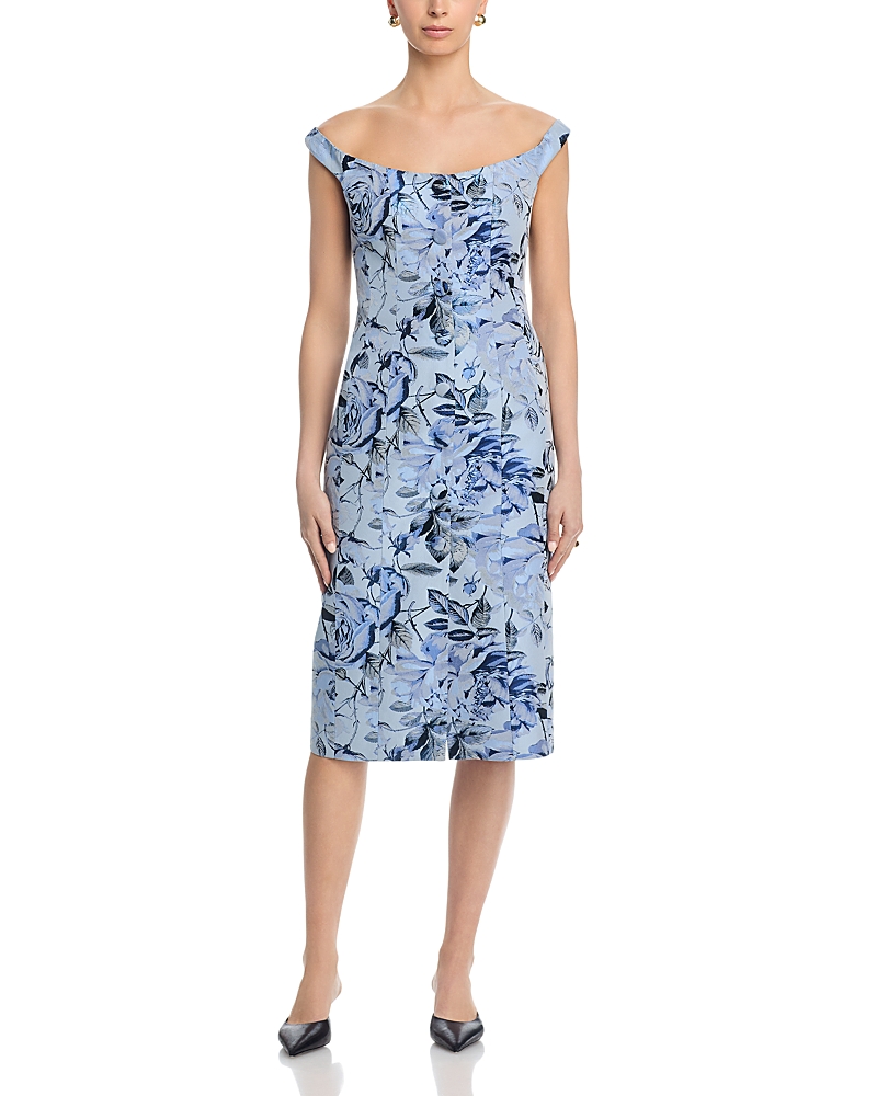 Milly Floral Jaquard Dress