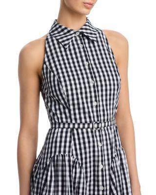 Maxine Gingham Midi Dress