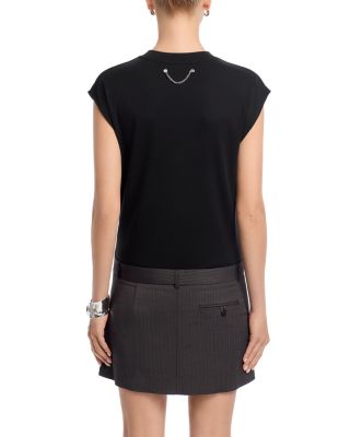 Drop Waist Belted Mini Dress