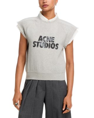 Layered Look Sleeveless Sweatshirt