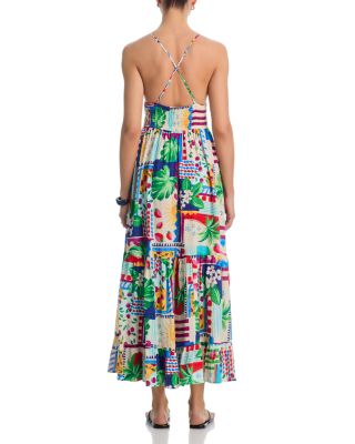Cherry Voile Tiered Maxi Dress - Exclusive